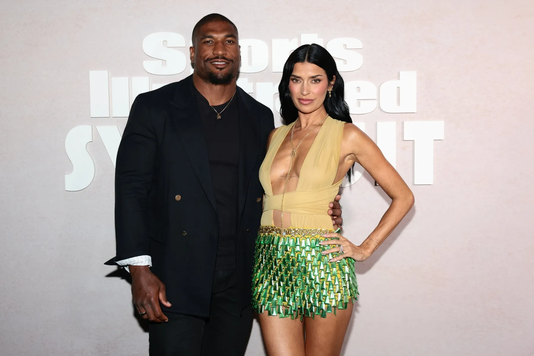 Nicole Williams English attends an event in a glam outfit