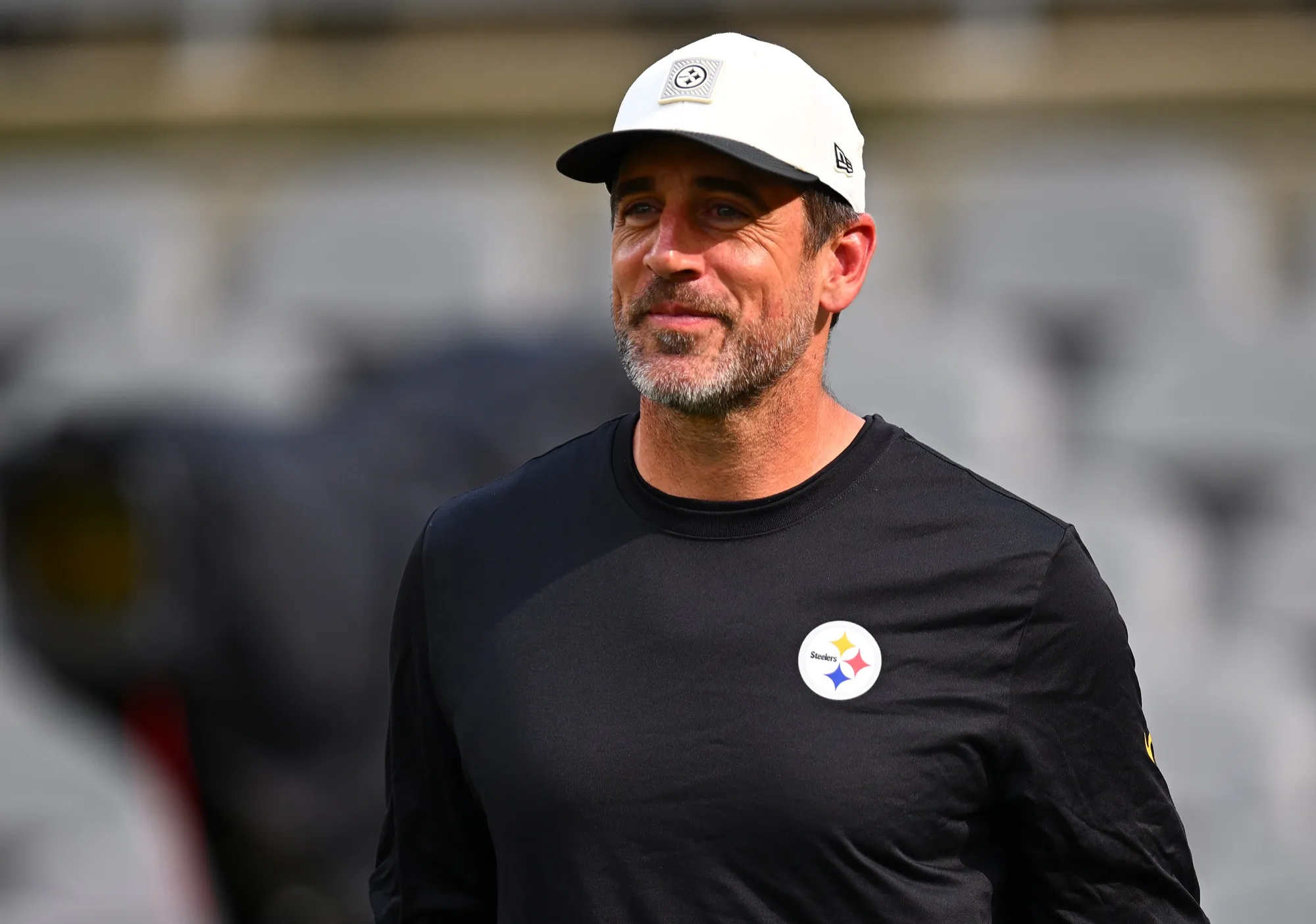Aaron Rodgers speaking on a podcast about his wife Brittani