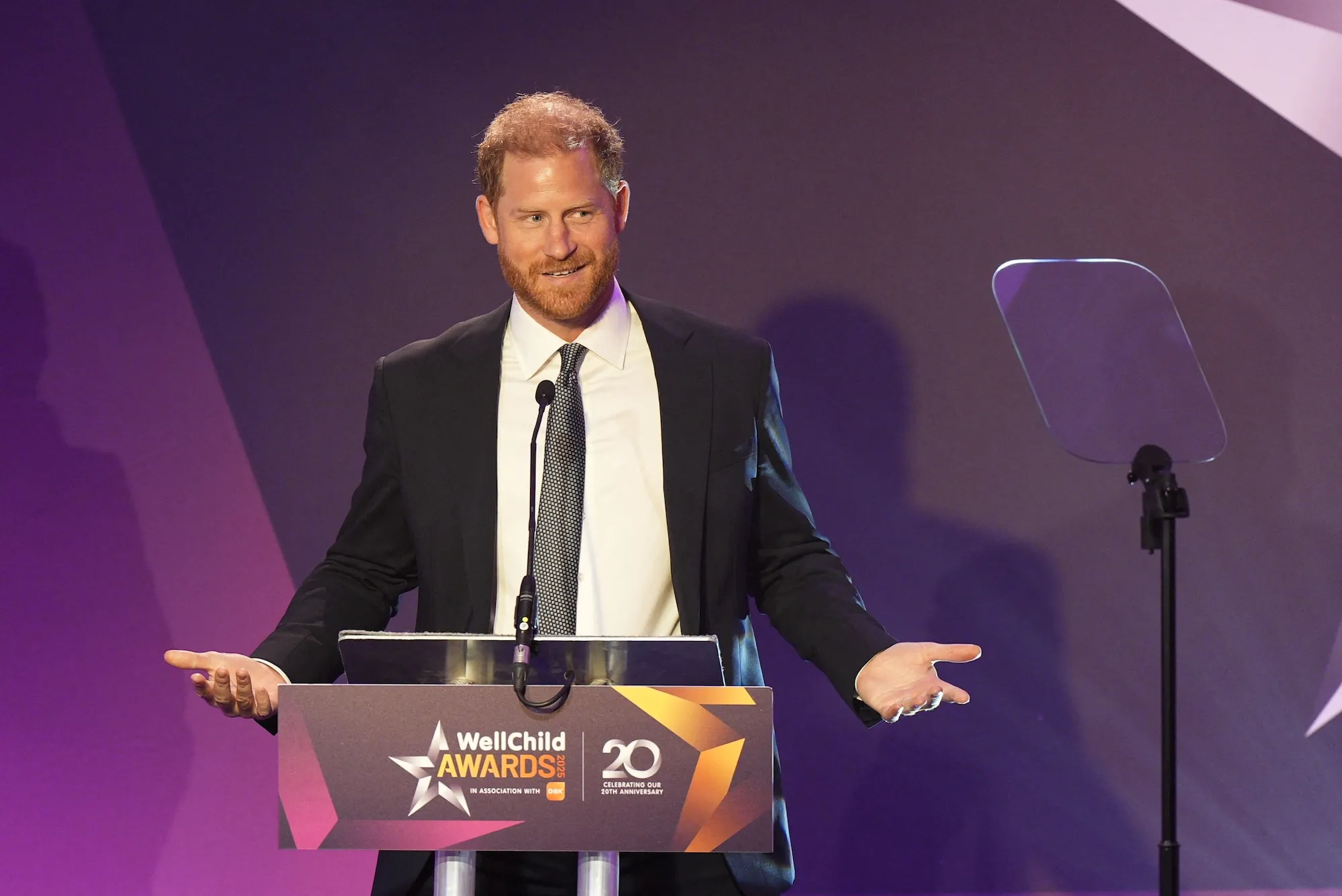 Prince Harry attending a charity event in London