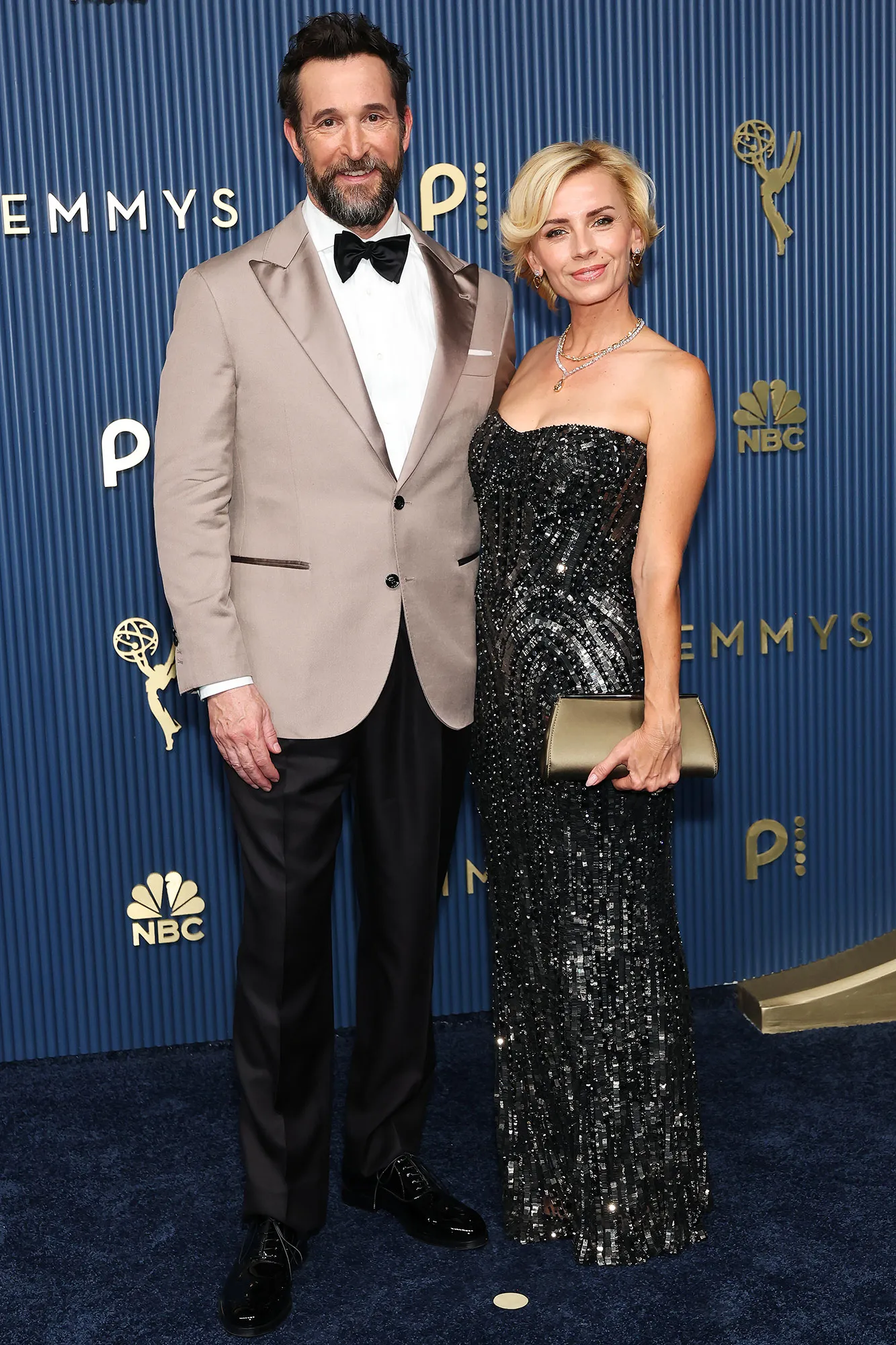 Lisa Rinna and Harry Hamlin arrive on the red carpet at the 78th Primetime Emmy Awards