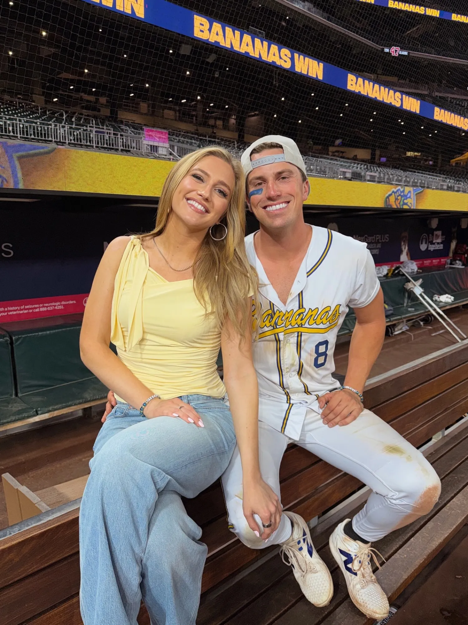 Maggie Sajak and Jackson Olson smiling together