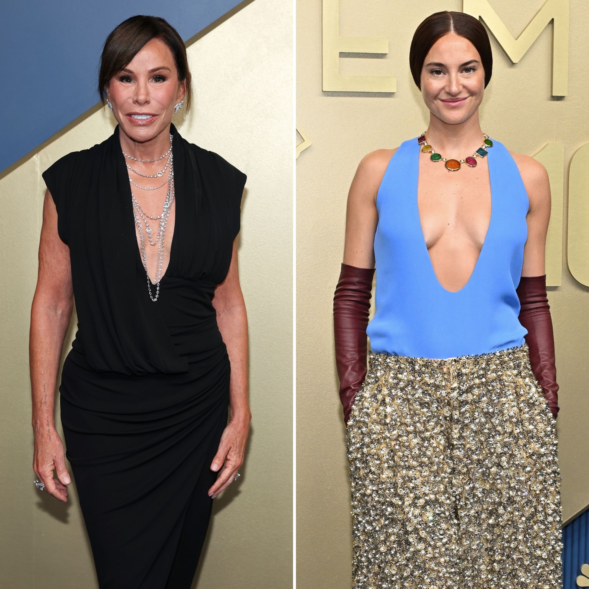Melissa Rivers critiquing red carpet fashion