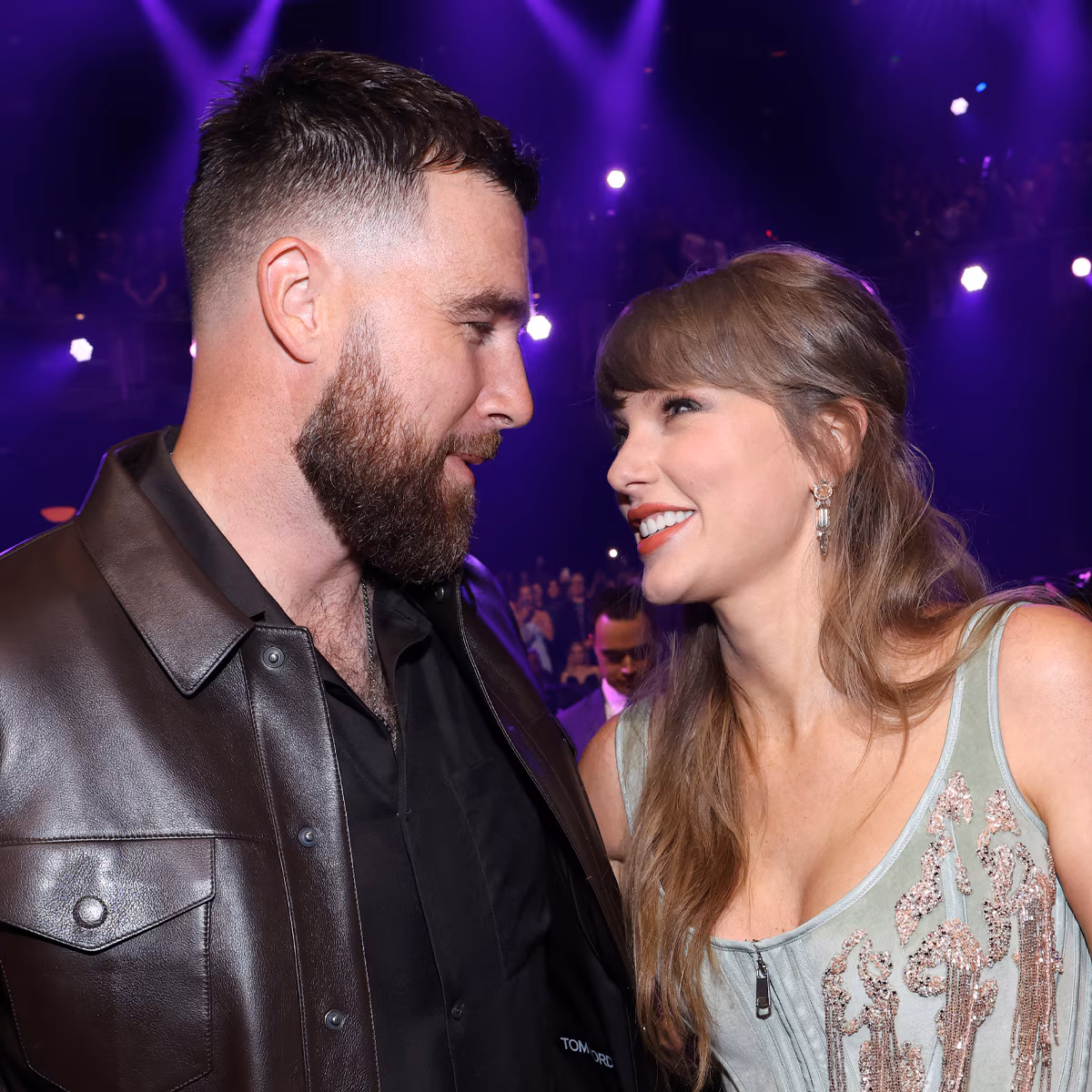 Taylor Swift and Travis Kelce's dog Wendy attending the Tommy Hilfiger fashion show at New York Fashion Week.