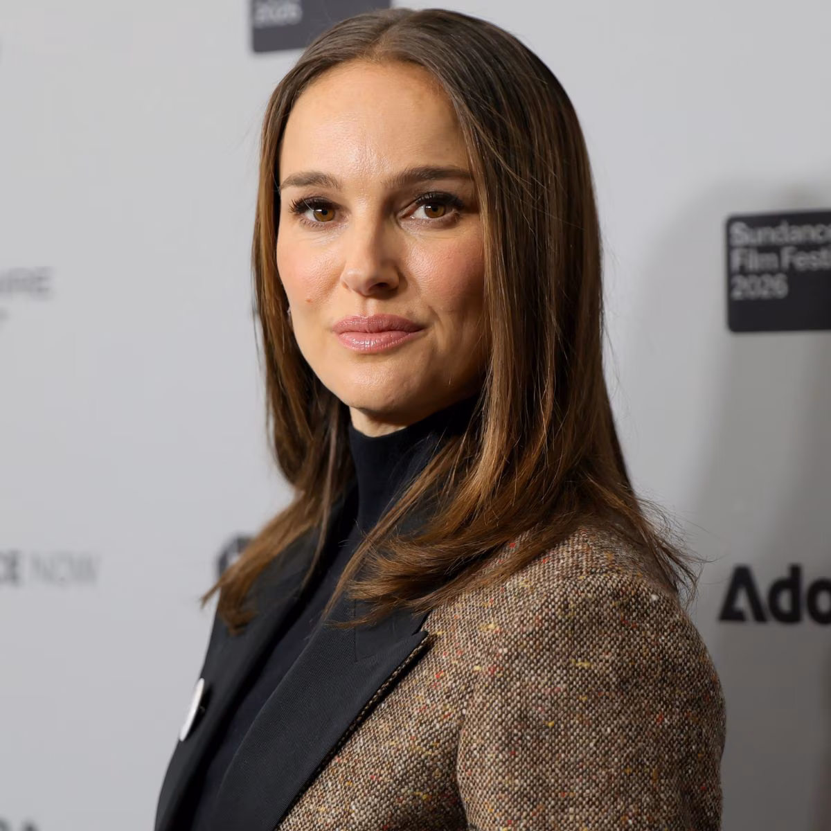 Natalie Portman posing on a red carpet