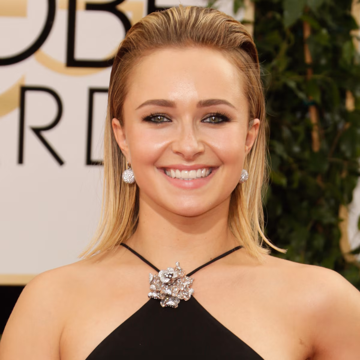 Hayden Panettiere posing on a red carpet event