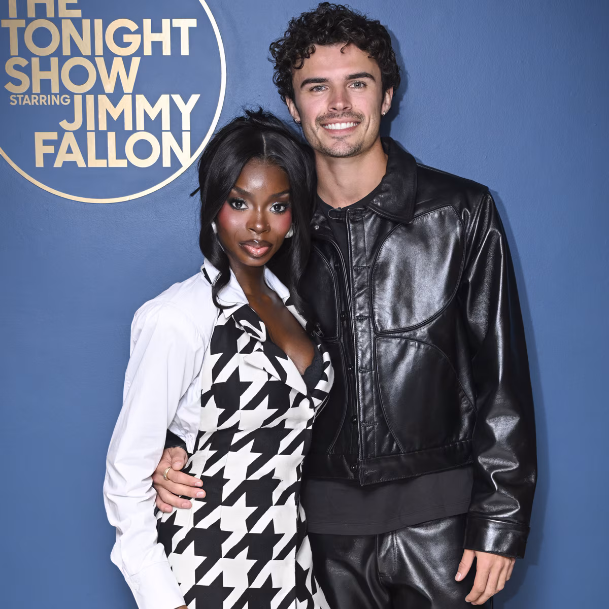 Love Island USA star Nic Vansteenberghe posing at an event