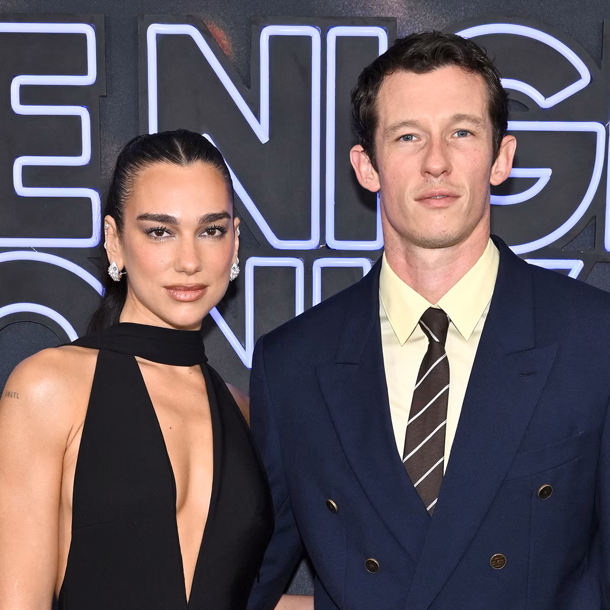 Dua Lipa and Callum Turner attending an industry event together