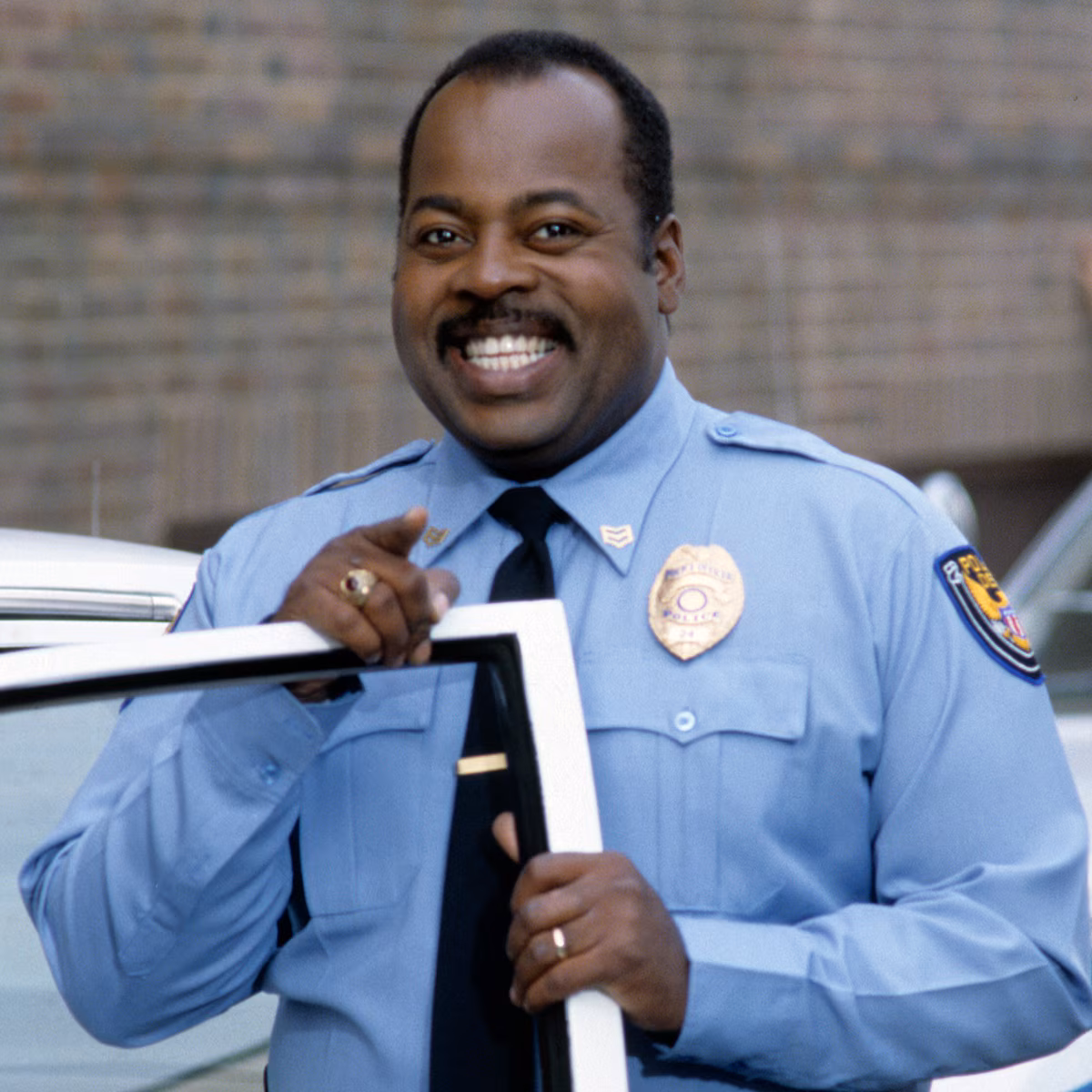 Reginald VelJohnson smiling on the red carpet at a movie premiere