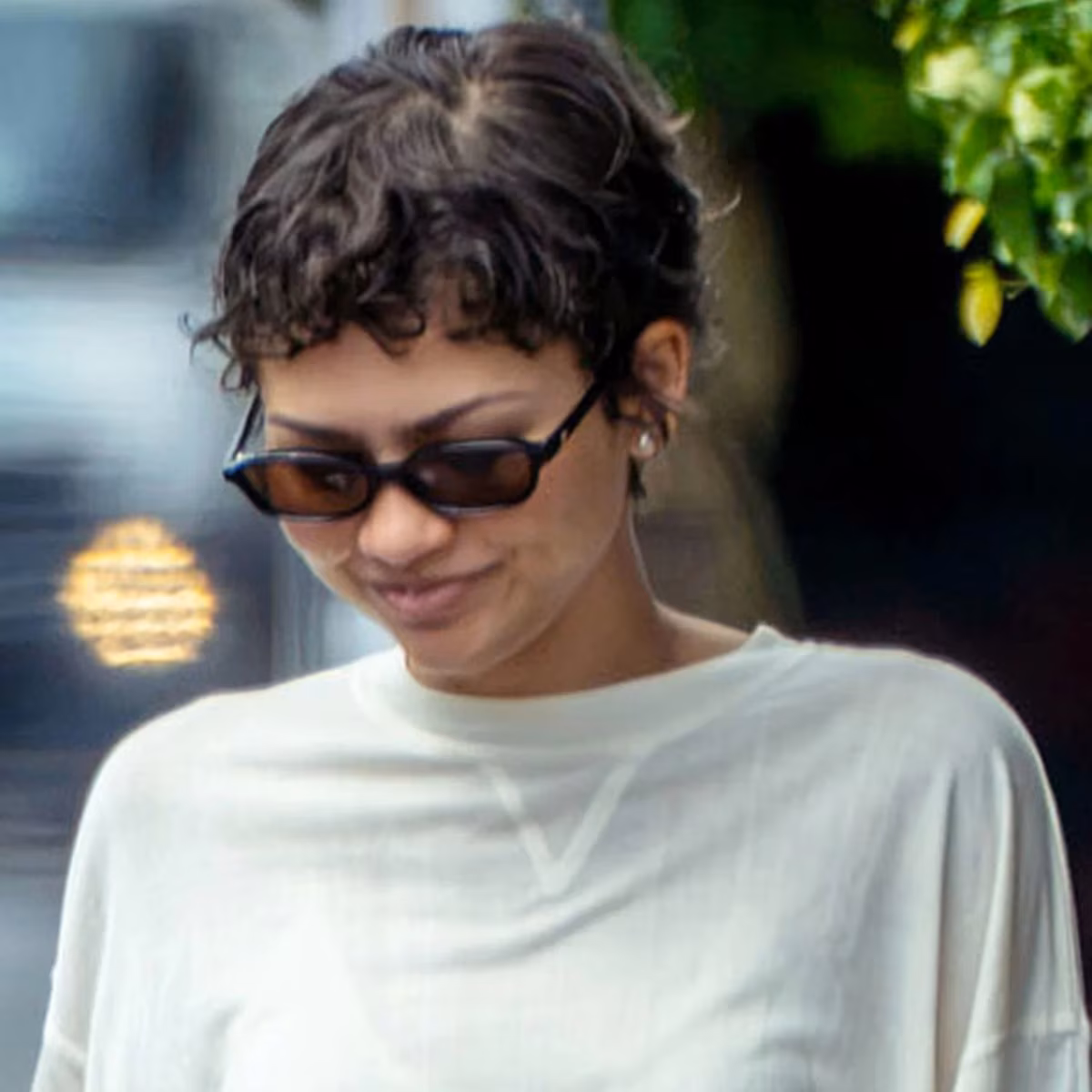 Zendaya wearing Y2K Le Specs sunglasses in London