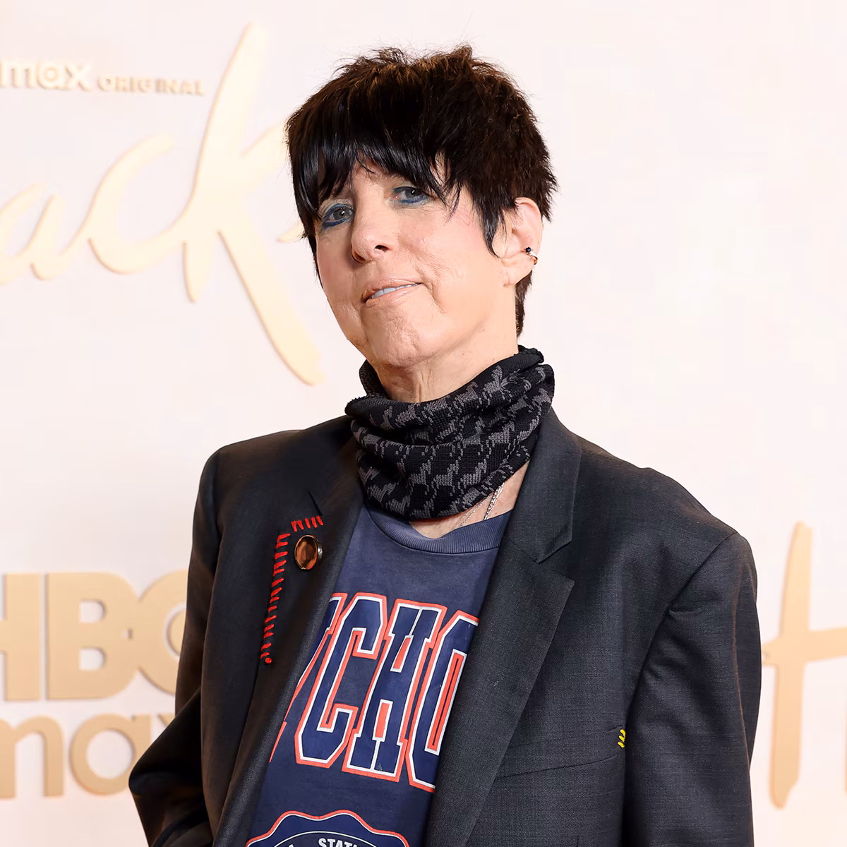 Songwriter Diane Warren poses at a Hollywood event.