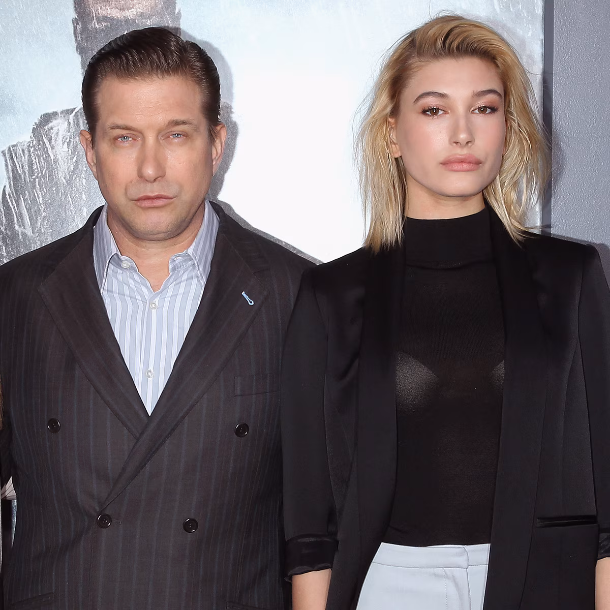 Hailey Bieber and her father Stephen Baldwin making a public appearance together