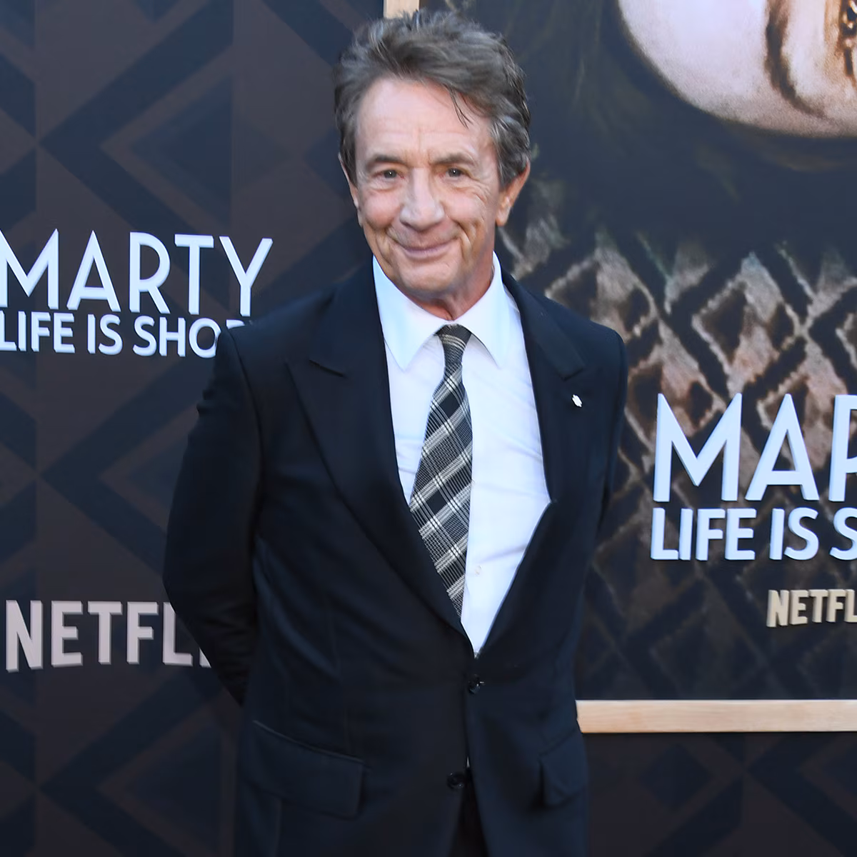 Martin Short posing at a red carpet event