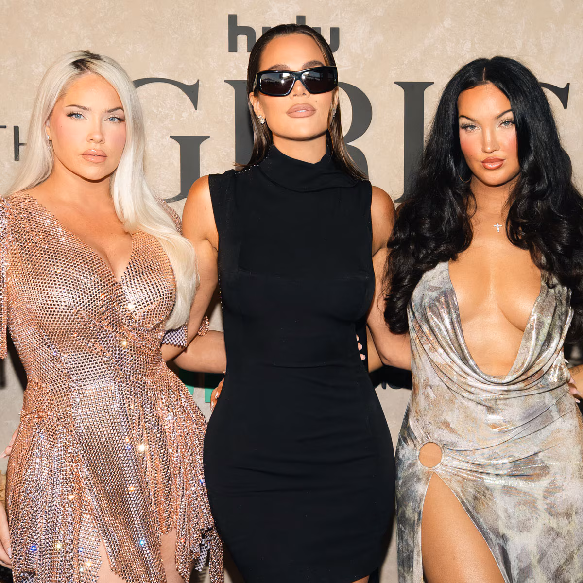 Khloe Kardashian looking glamorous and confident at a red carpet event