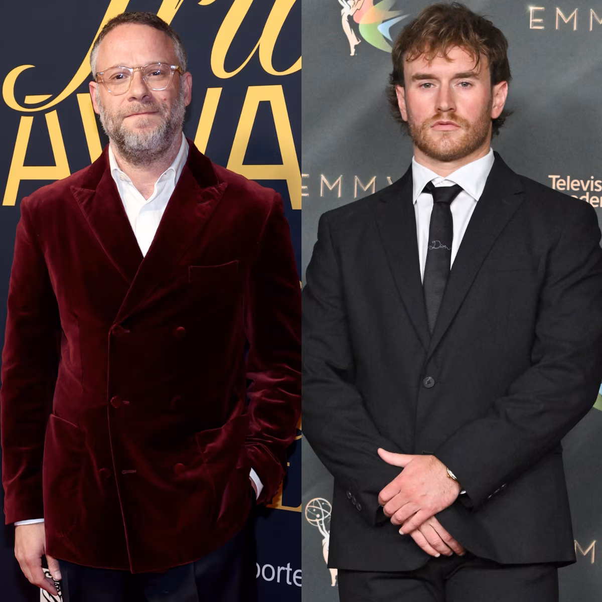 Seth Rogen smiling at a Hollywood event