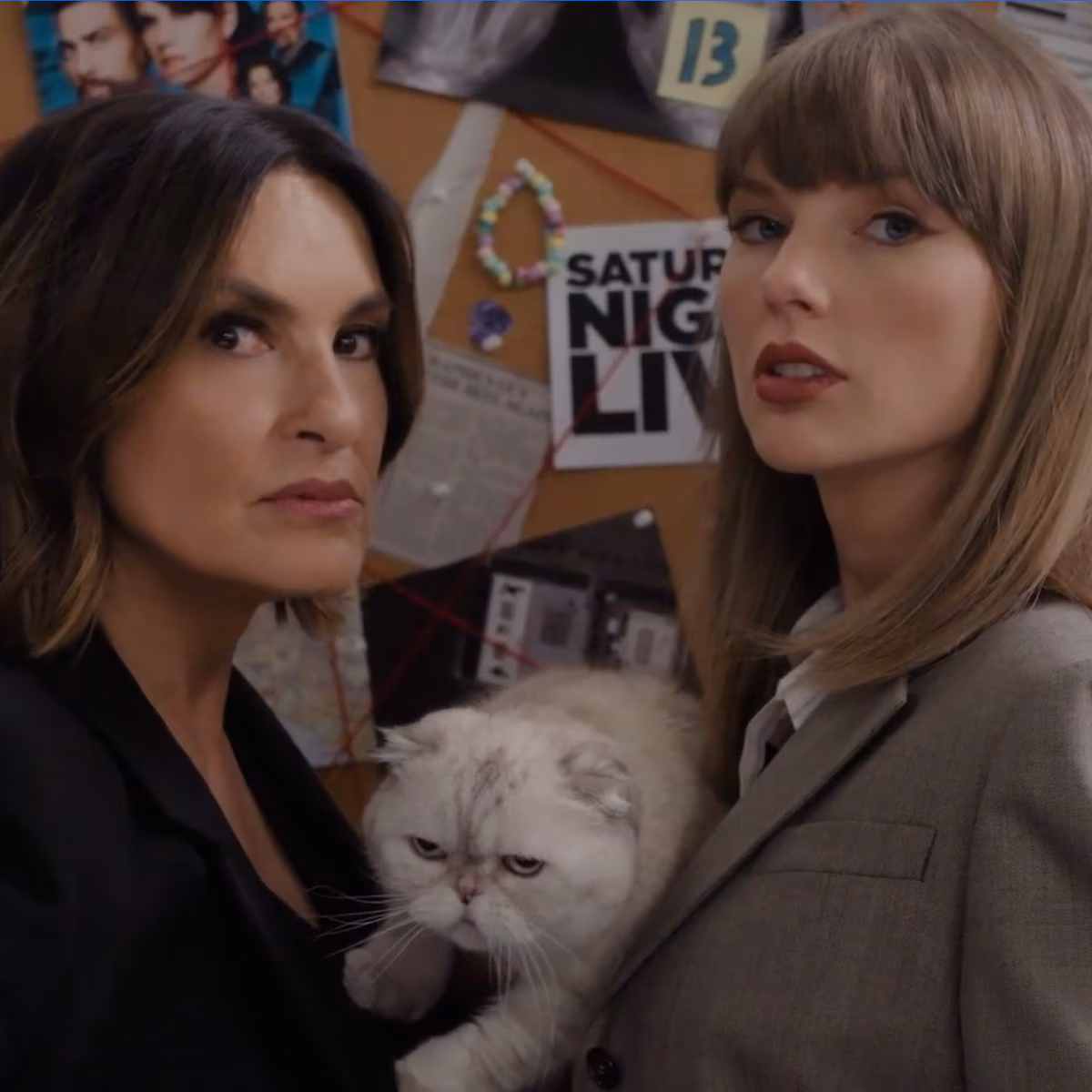 Taylor Swift appearing in a comedy sketch for the Emmy Awards