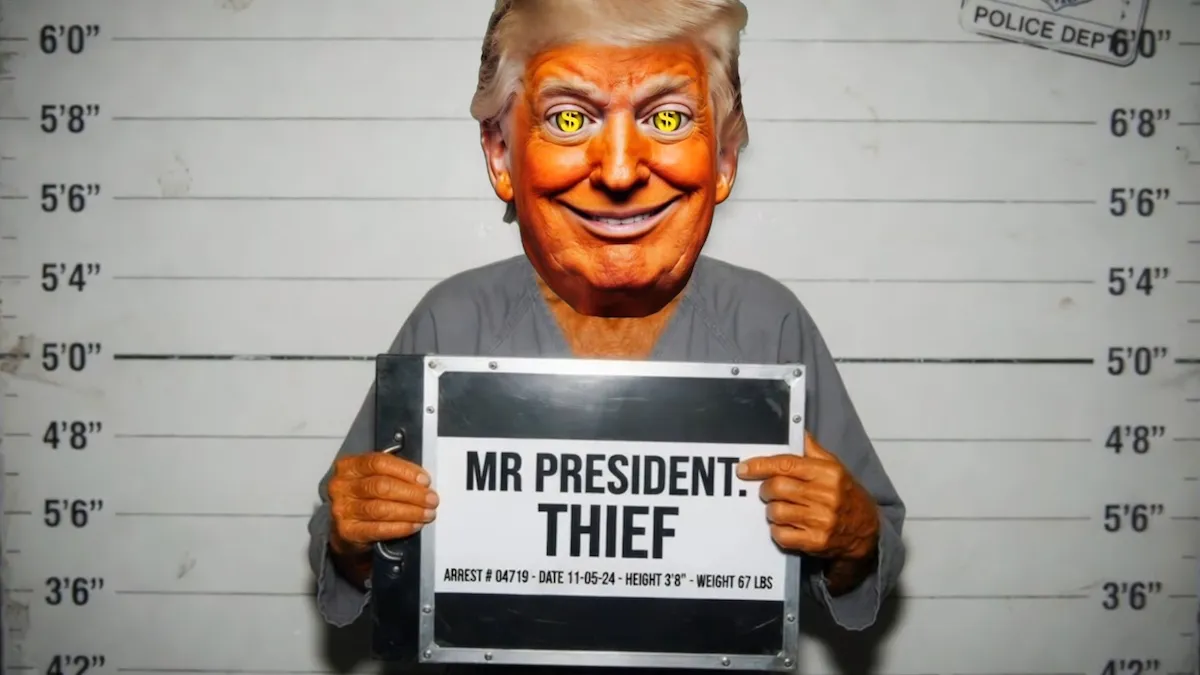 Graphic concept representing Ministry's new anti-Trump single We Hate