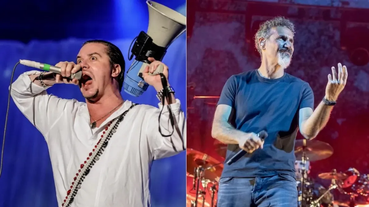System of a Down and Faith No More co-headlining stadium show graphic