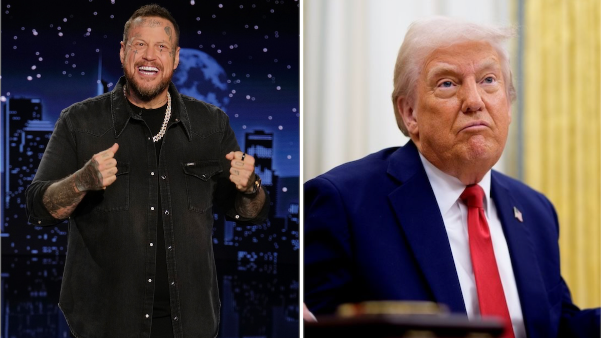 Jelly Roll hosting Jimmy Kimmel Live on late night TV