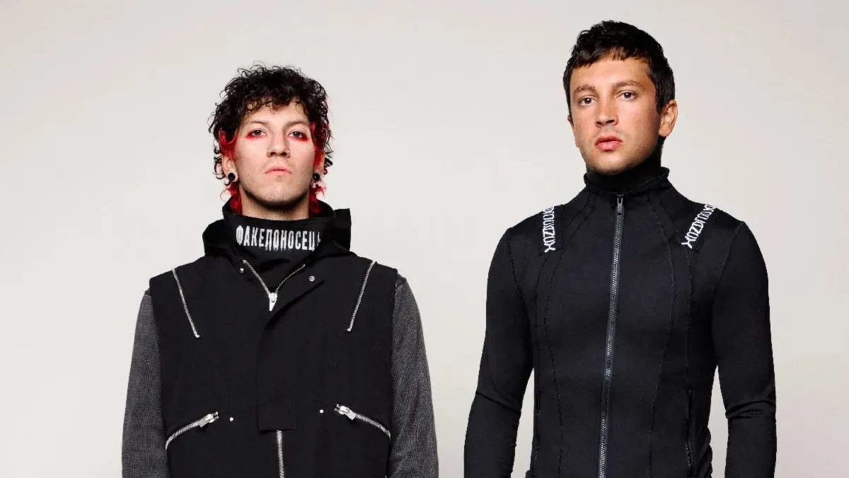 Twenty One Pilots performing on stage ahead of their Rock in Rio debut