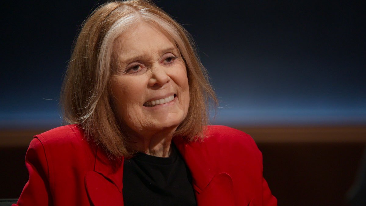 Gloria Steinem attending a public event