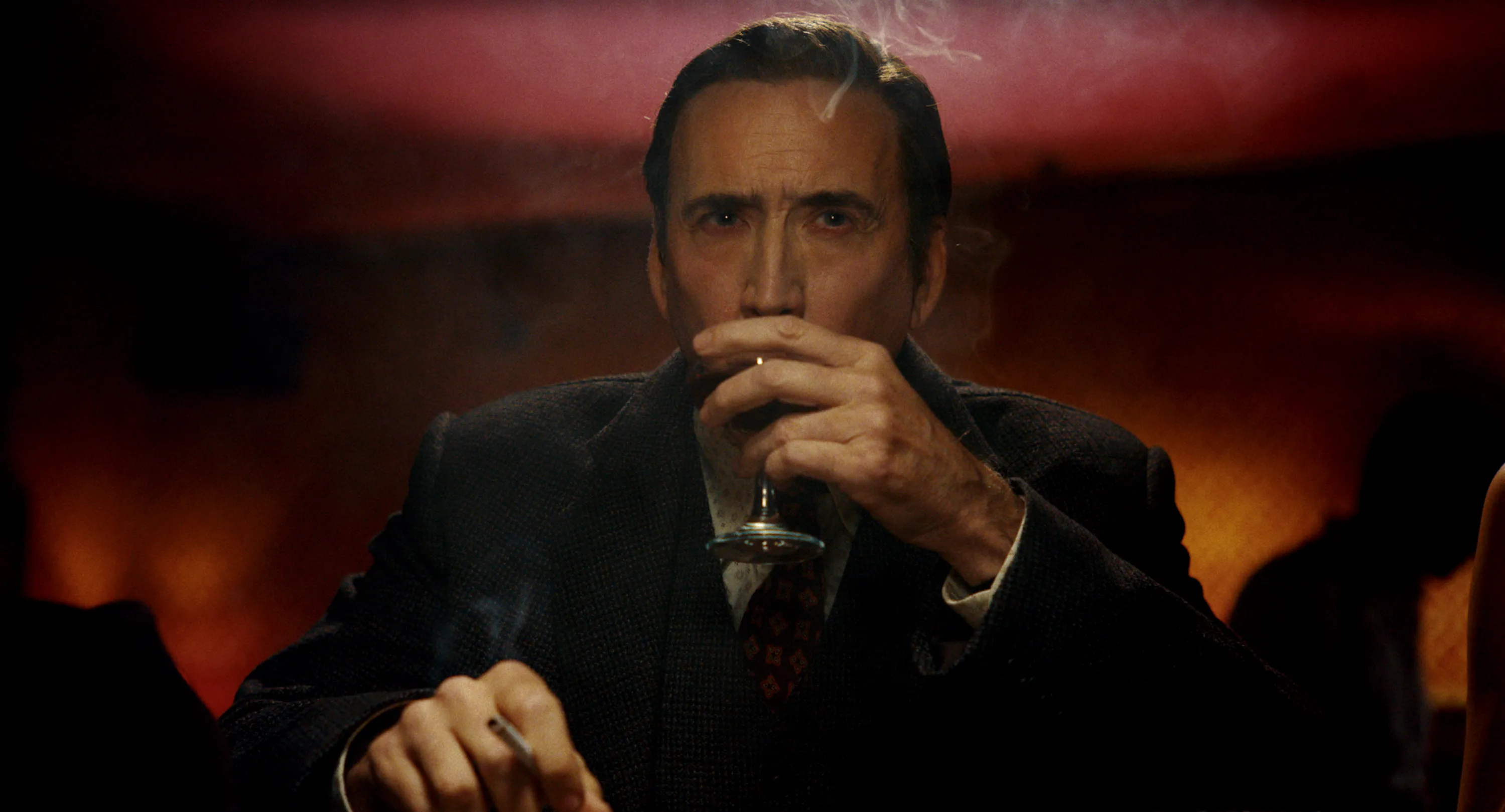 Nicolas Cage attending a Hollywood red carpet event