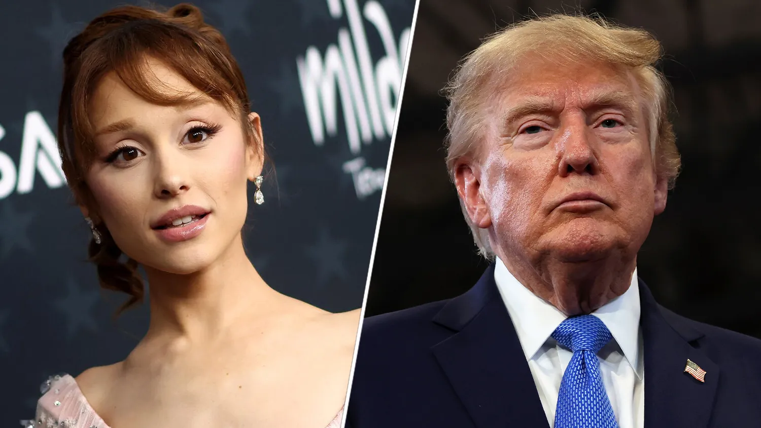 Ariana Grande speaking out against the Donald Trump campaign using her song on TikTok