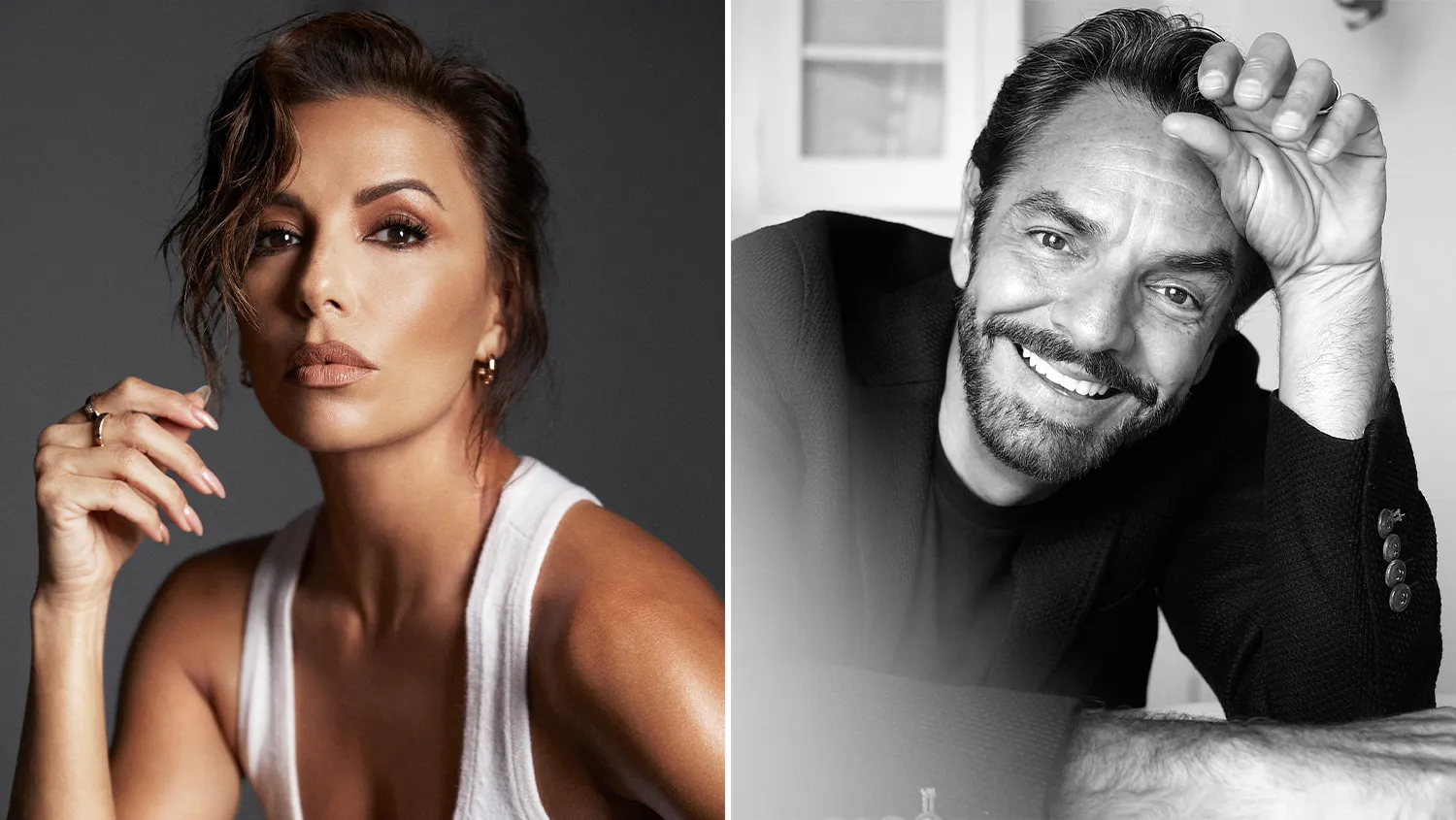 Eva Longoria and Eugenio Derbez at an entertainment event