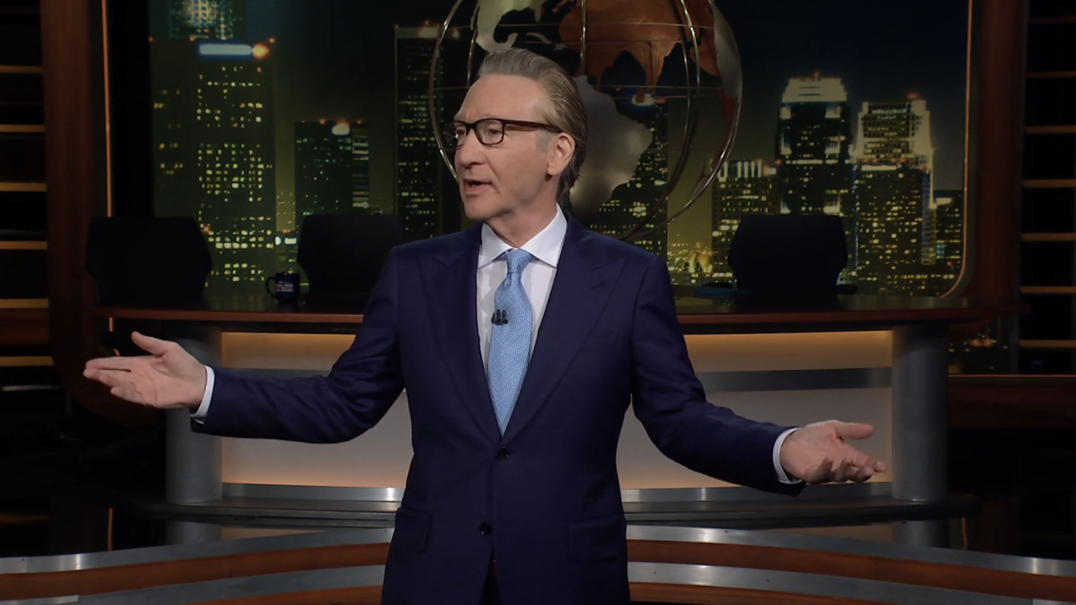 Bill Maher hosting Real Time on HBO