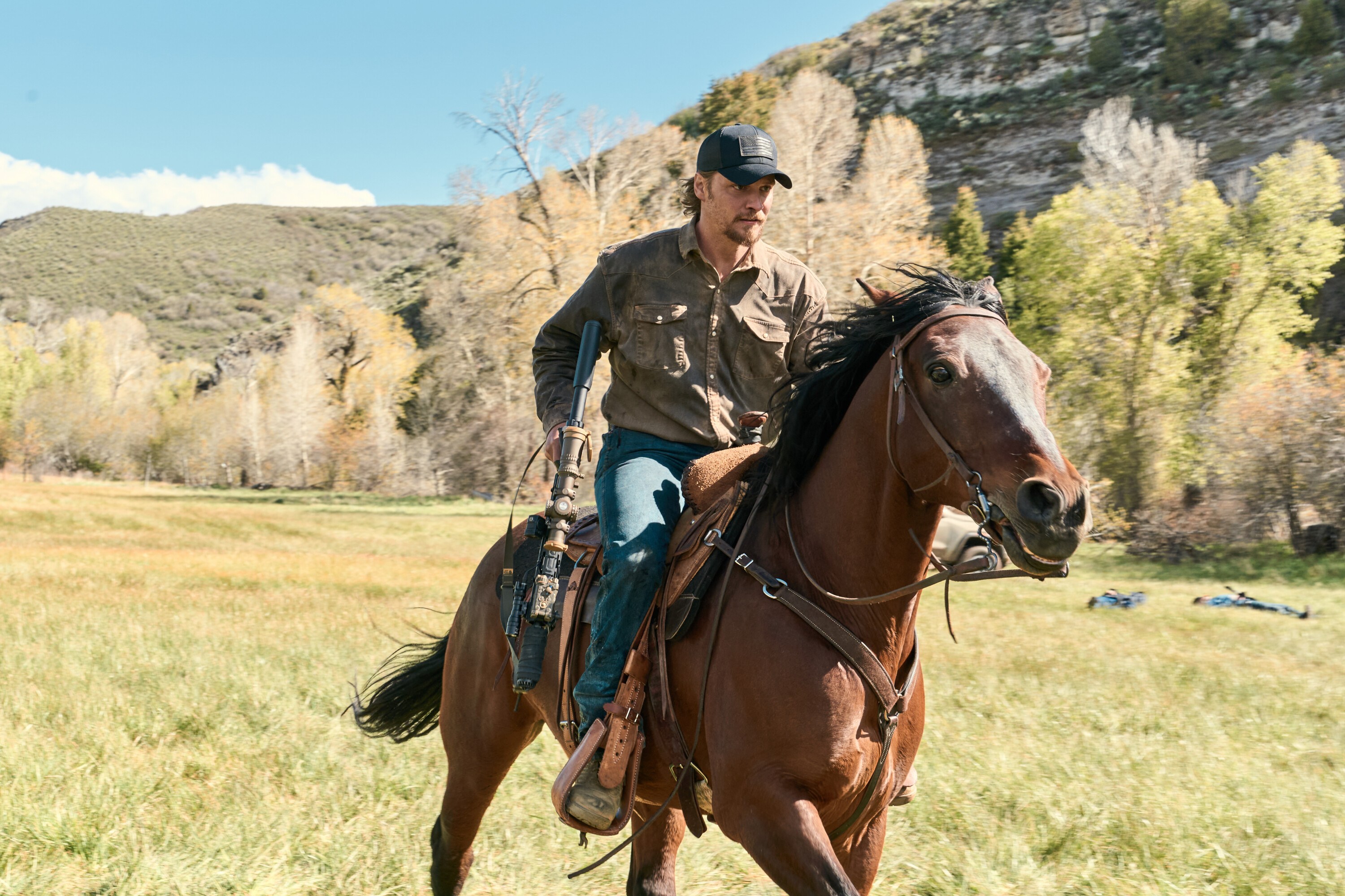 Luke Grimes as Kayce Dutton in Marshals Season 2 trailer on CBS