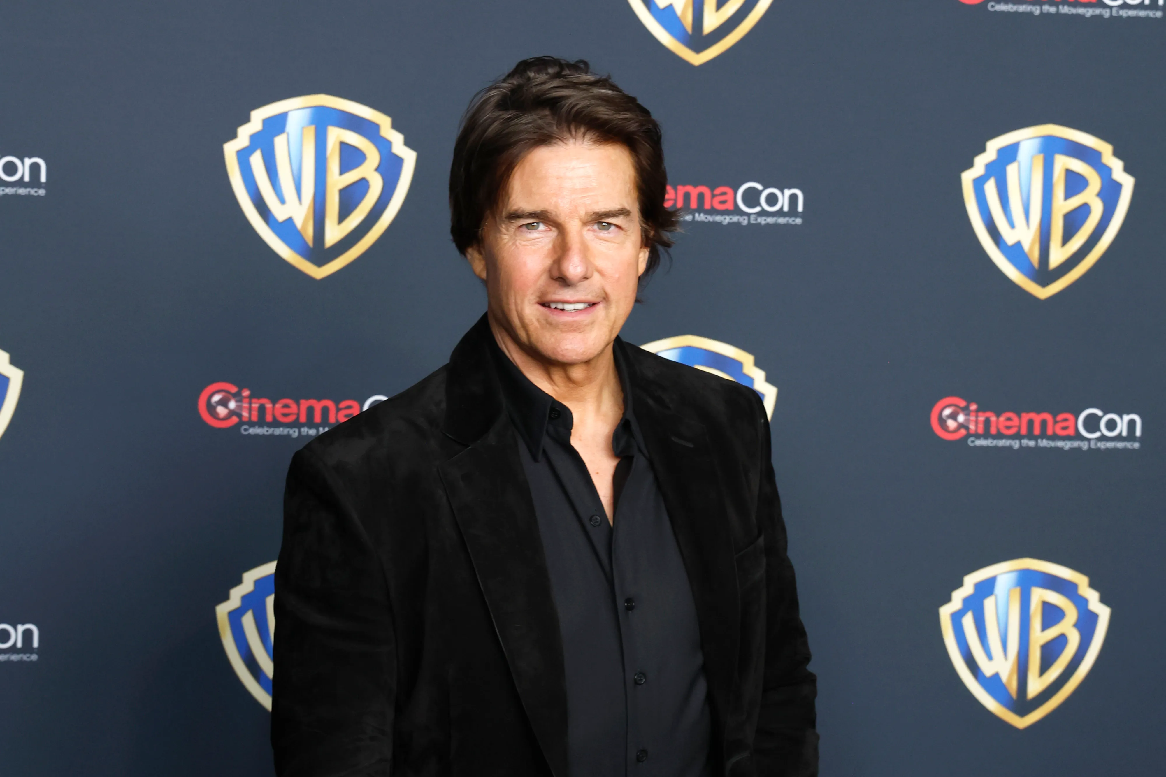 Tom Cruise looking intense while posing for a profile photo