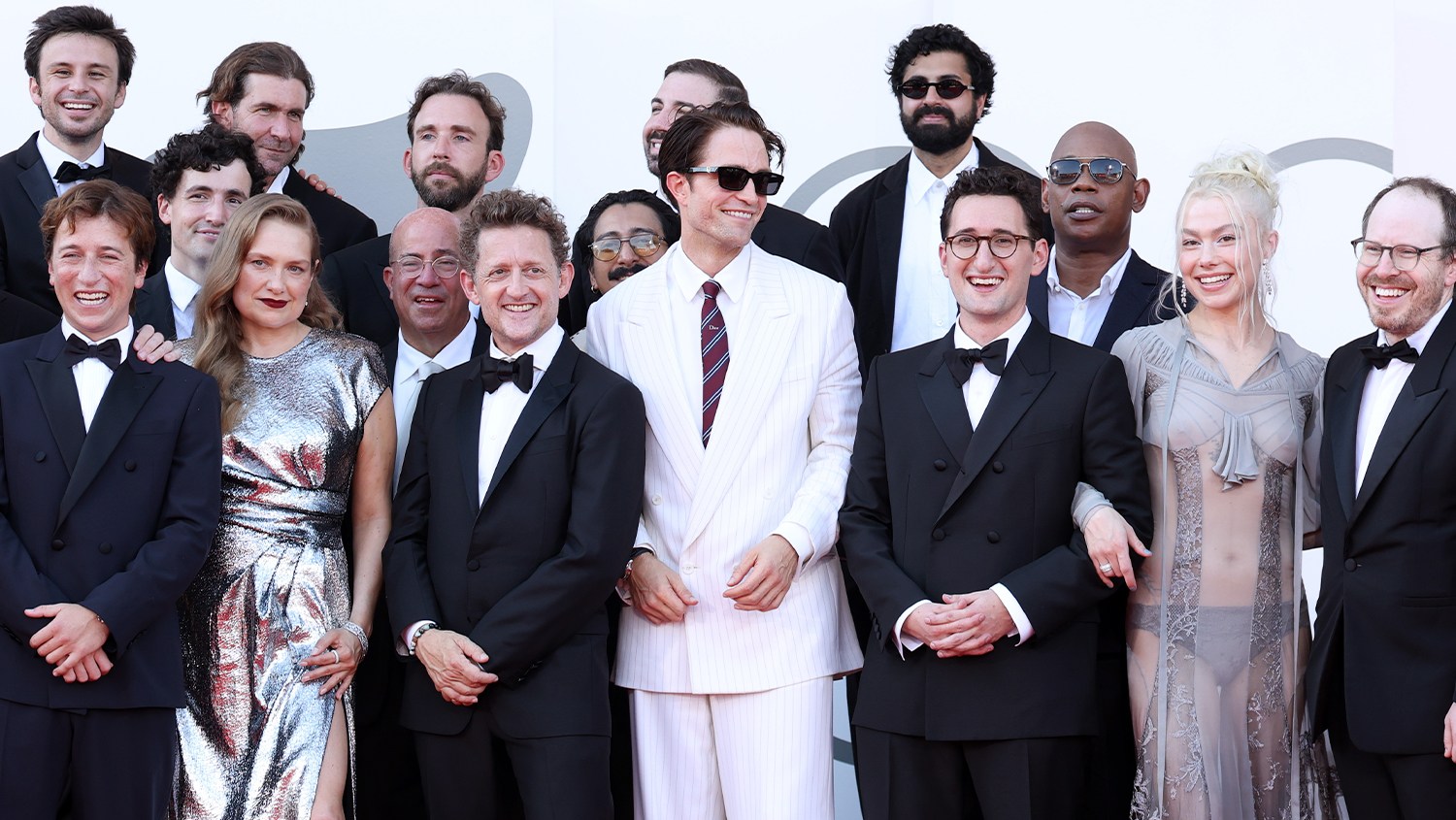 Robert Pattinson arriving on the red carpet at the Venice Film Festival