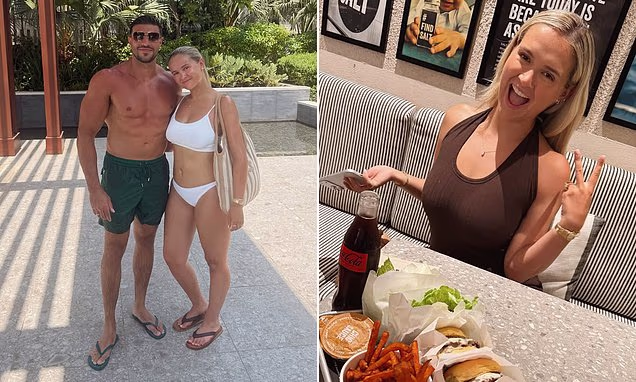 Molly-Mae Hague posing on a sunny getaway in Dubai