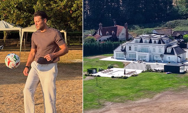 Mark Wright posing outdoors on dried lawn