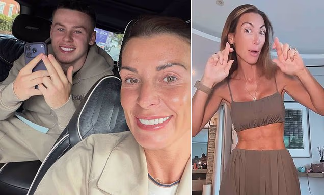 Coleen Rooney smiling at a public event