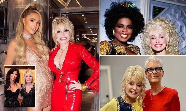 Country music icon Dolly Parton smiling at an event