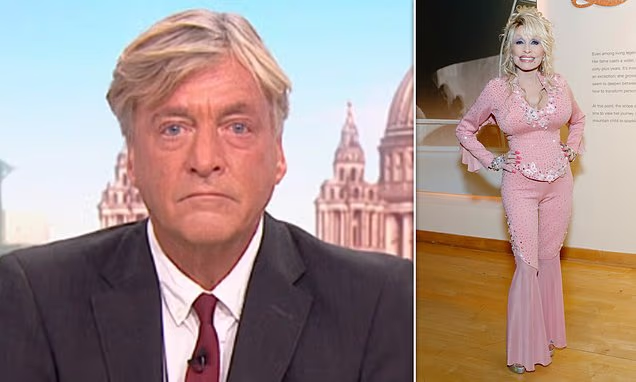 Richard Madeley looking emotional on the set of Good Morning Britain