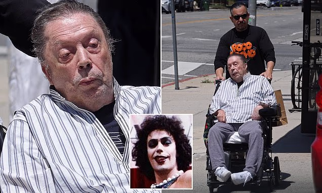 Tim Curry attending a red carpet event in Los Angeles
