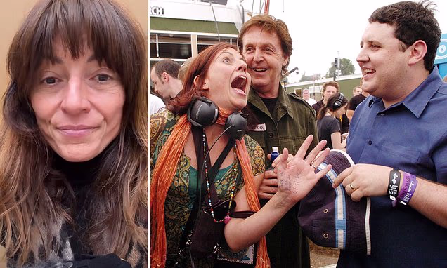 Davina McCall smiling at a media event