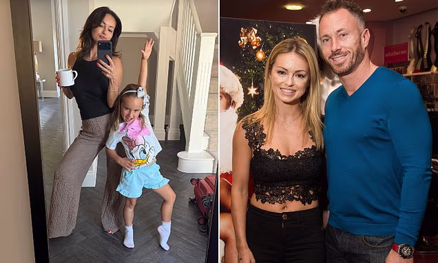 Ola Jordan on a getaway with her young daughter Ella