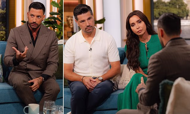 Giovanni Pernice appearing on This Morning with Craig Doyle and Christine Lampard.
