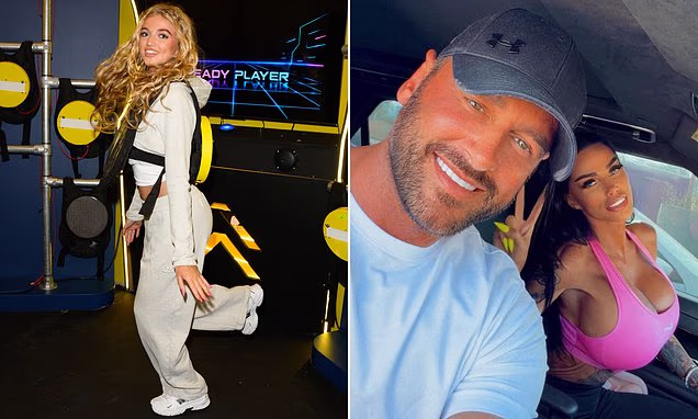 Princess Andre attending the Arcade Arena VIP launch event in London