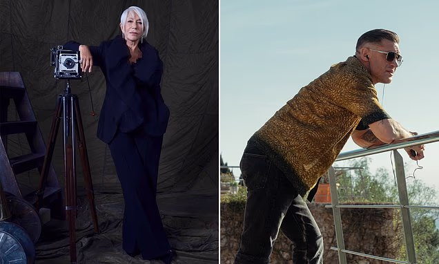 Helen Mirren speaking about working with Tom Hardy on the set of MobLand