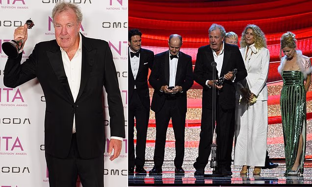 Jeremy Clarkson attending an awards event following his Prime Video success