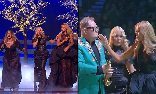 Alan Carr, Amanda Holden, Paloma Faith, and Charlotte Church at the National Television Awards