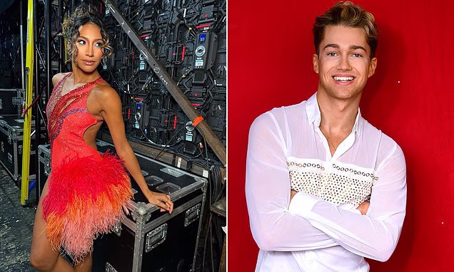 Karen Hauer and AJ Pritchard on Strictly Come Dancing