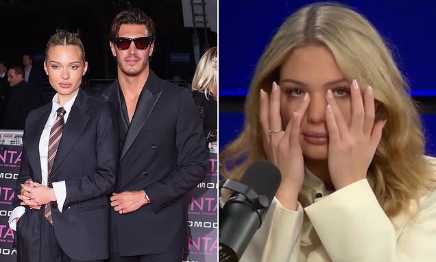 Love Island winners Julia and Lorenzo attending an event together