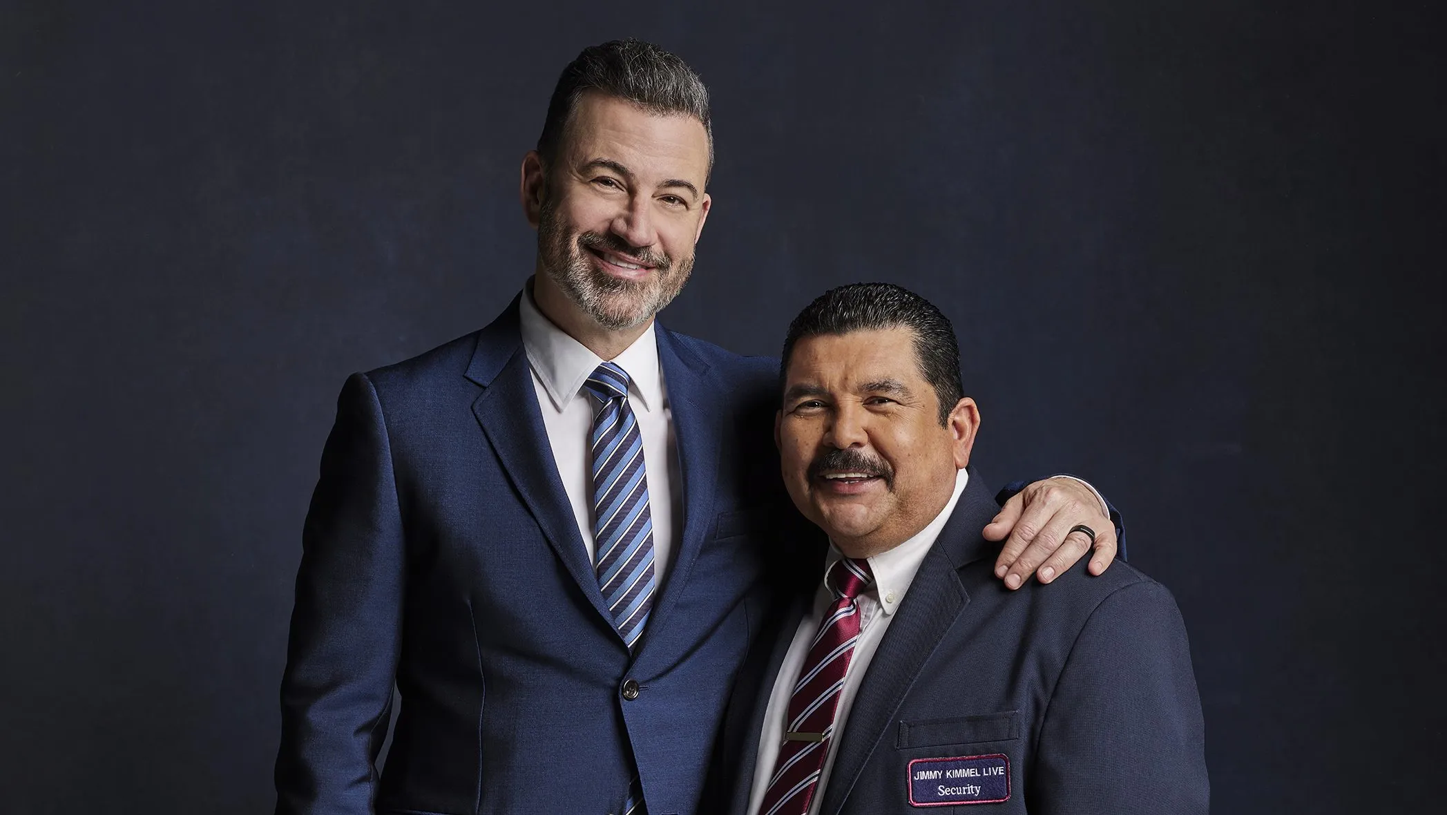 Guillermo Rodriguez from Jimmy Kimmel Live smiling at an event
