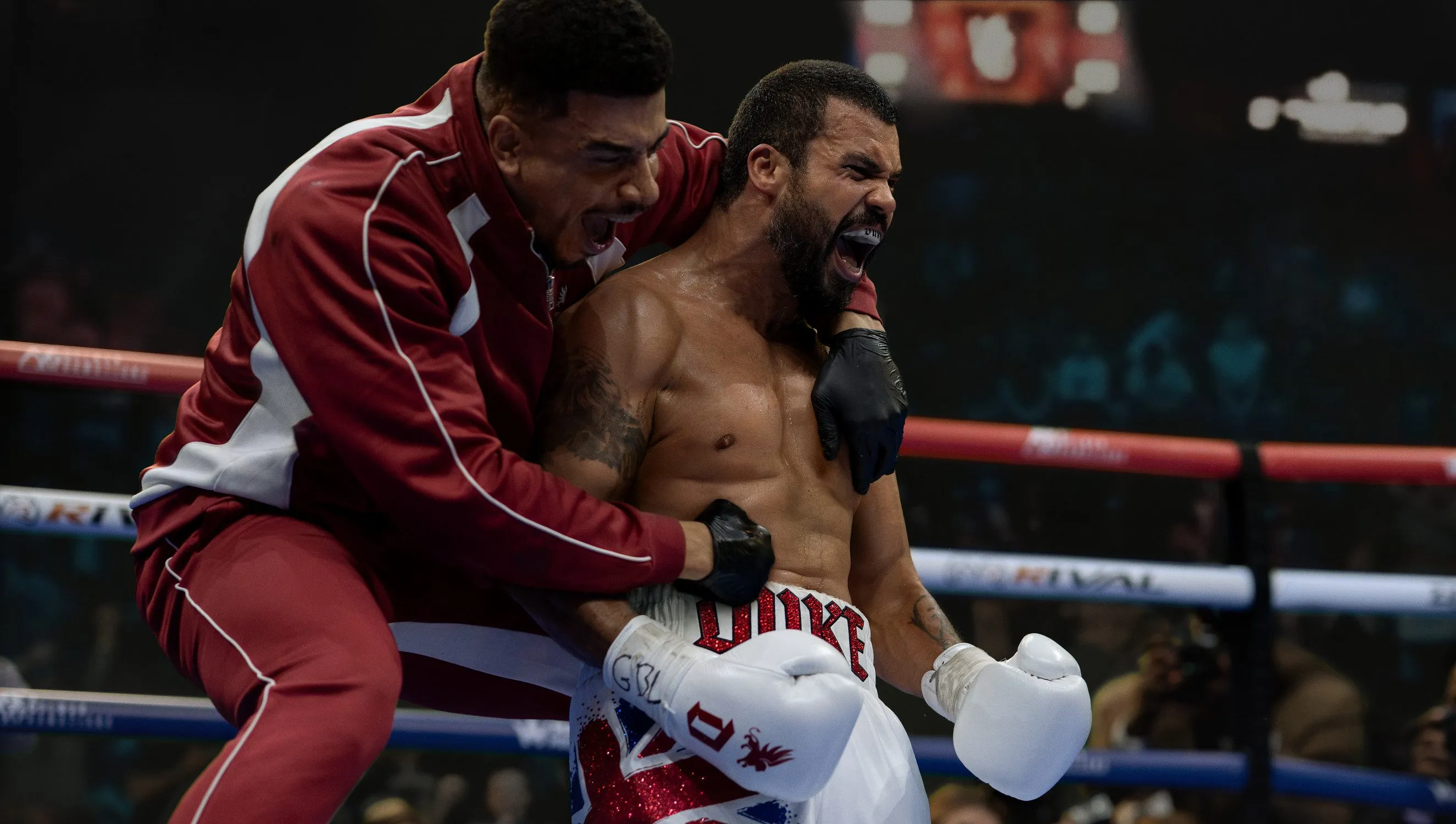 Promotional artwork for Fightland Season 1 showing dramatic combat ring setting