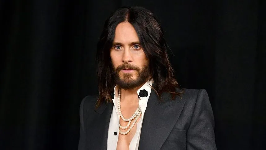 Jared Leto performing on stage during a concert