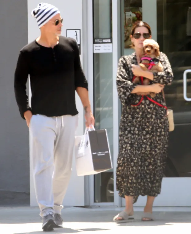 Bryan Randall and Sandra Bullock went to the pet store in Los Angeles in 2019 (MEGA)